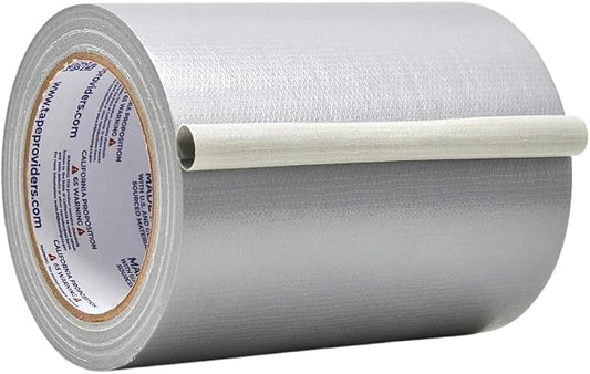 WOD DTC10 Advanced Strength Industrial Grade Silver (Gray) Duct Tape, 6 inch x 60 ft. Waterproof, UV Resistant For Crafts & Home Improvement