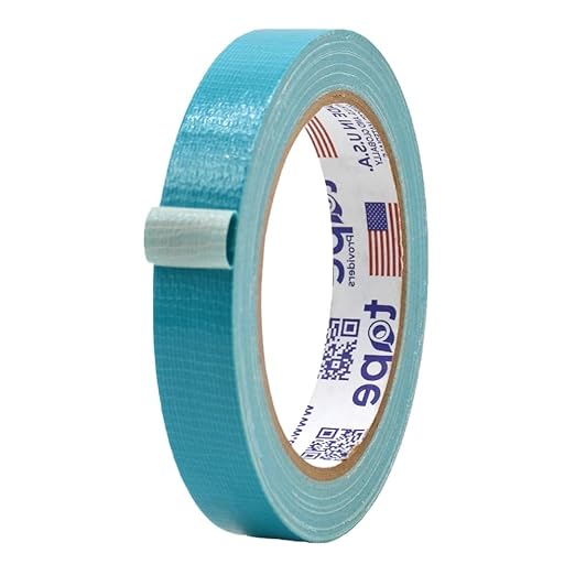 MAT Duct Tape Teal Blue Industrial Grade, 3/4 inch x 60 ft. Waterproof, UV Resistant for Crafts, Home Improvement, Repairs, & Projects