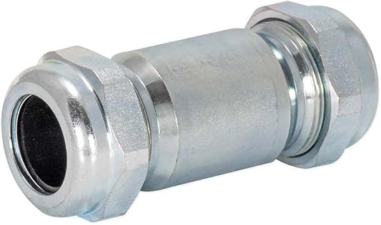 Eastman 4-1/8 Inch Long Pattern Compression Coupling, 3/4 Inch IPS, Galvanized Steel, 20564 (Pack of 2)