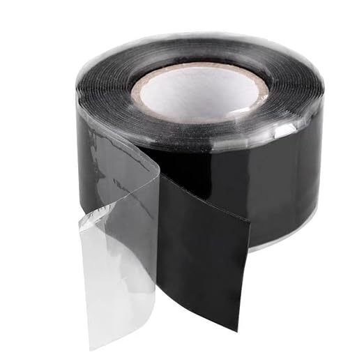 Self-Fusing Silicone Tape Insulation Tape for Leaks Silicone Tape,Plumbing Electrical Hose Repair Tape,for Wraping Electrical Wires,Tool Fixation,Dumbbells,More DIY Repairs 1inx10'x 20mil