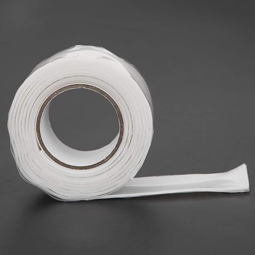 Tape, Pipe Repairing Supplies, Home Pipe & Pipeline Repairing Solution with Strong Stickiness for Quick Sealing, Suitable for PVC, PPR, Metal, Iron Casting, Hard Pl (White)