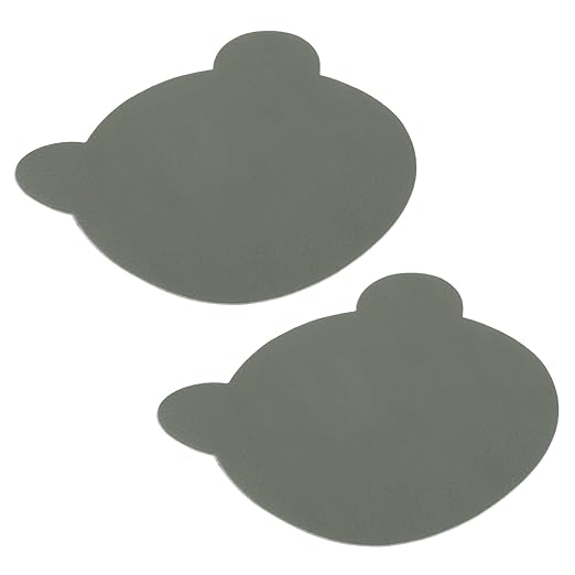PATIKIL Leather Repair Patch, 2 Pcs 4 x 3.5 Inch Self-Adhesive Vinyl Patch Furniture Tape Repair Kit for Sofas Couches Stools Chairs Cabinets Bags, Dark Gray