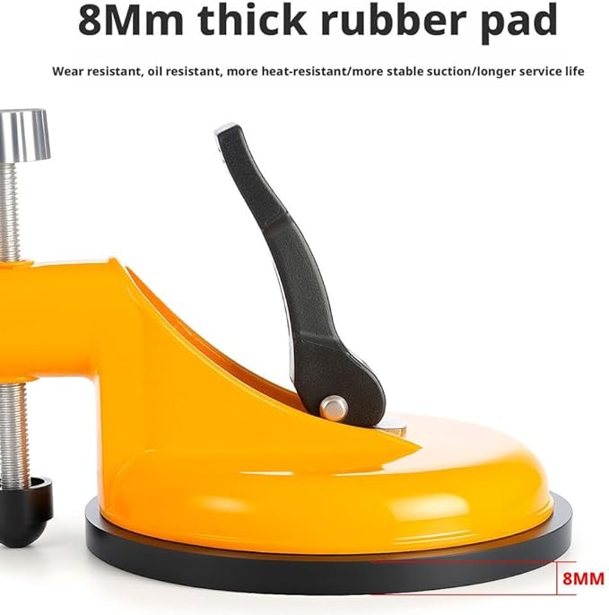 Floor Gap Fixer Tool,Laminate Flooring Tools with Enhanced Vacuum Suction Cup,Tile Countertop Installation Tool,Heavy Duty Plank Grabber for Glass Stone Slab Vinyl Flooring Gap Repair (Red 2pcs)