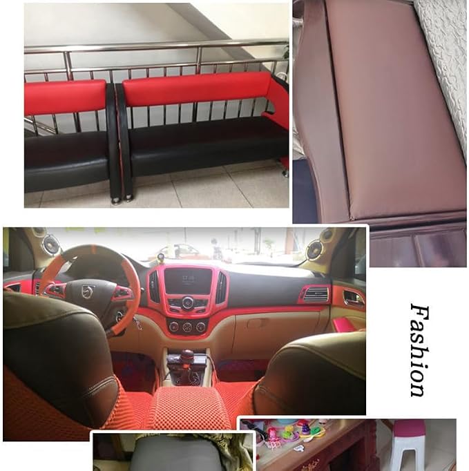 20 X 78 Inches Leather Repair Kit for Furniture, Waterproof Leather Tape Patch Couch Covers Car Seat Repair Self Adhesive Leather Repair Kit (Khaki)