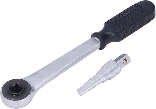 KUIDAMOS Radiator Valve Spud Spanner, Wear Easy to Install Stepped Wrench Set Carbon Steel for Plumbing Repair