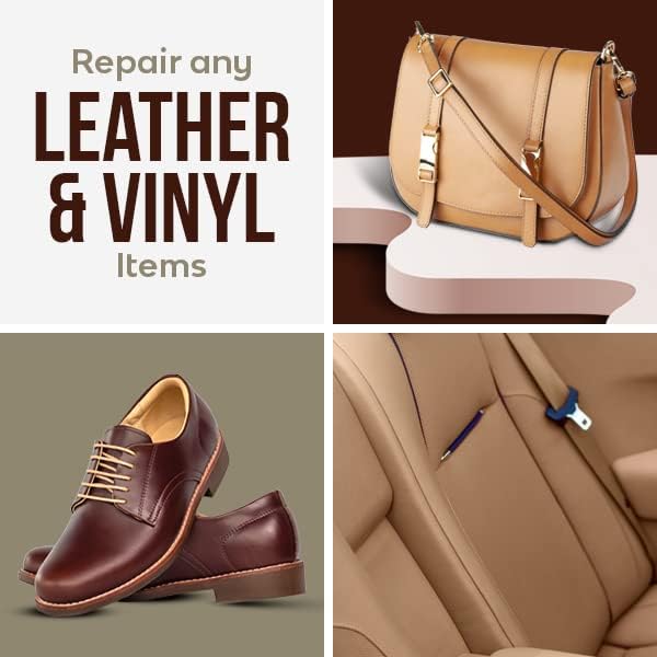 Blend It On XL White Mix Leather and Vinyl Repair Kit - Now with 6 Ounces for Furniture, Jacket, Car Seat, Boots, Easy Instructions to Match Colors, Any Material No Mixing Chart Needed (White Mix)