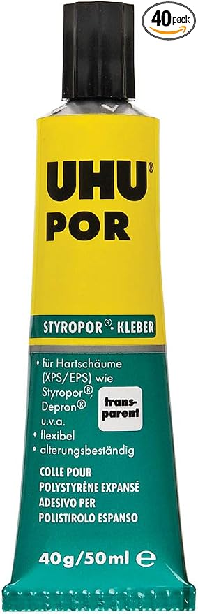 UHU Model-Making Glue (Special) Por 40 g 10.8 x 14 x 7.6 cm Transparent