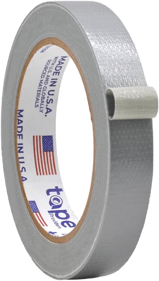 WOD DTC10 Advanced Strength Industrial Grade Silver (Gray) Duct Tape, 3/4 inch x 60 ft. Waterproof, UV Resistant For Crafts & Home Improvement