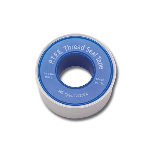 Gasoila PTFE Thread Seal Tape – Professional-Grade, 3/4 Inch x 520 Inch, Low-Density Thread Tape for Plumbing and Water Pipes – Leak-Proof Seal, Non-Toxic