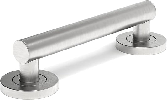 Bath, Shower and Toilet Safety Grab Bar for Seniors and Handicaps, ADA Compliant Mobility Aid Balance Assist Handle, Stainless Steel