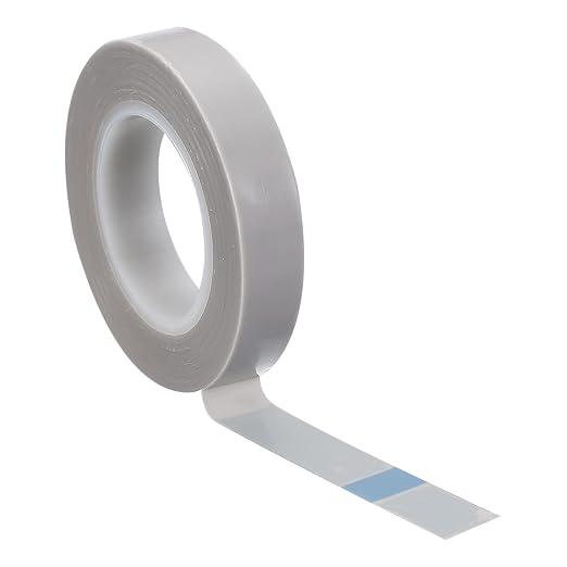 PATIKIL 0.5" x 33ft Heat Resistant Tape, High Temperature Tape PTFE Adhesive High Heat Tape Waterproof Smooth Surface for Vacuum Sealer Machine Insulation Protection, 0.18mm Thick, 1PCS
