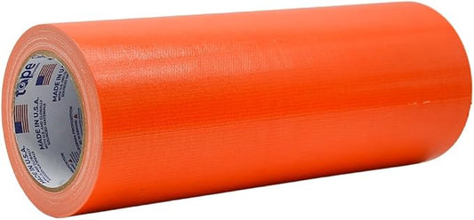 WOD DTC10 Advanced Strength Industrial Grade Racing Orange Duct Tape, 12 inch x 60 ft. Waterproof, UV Resistant For Crafts & Home Improvement