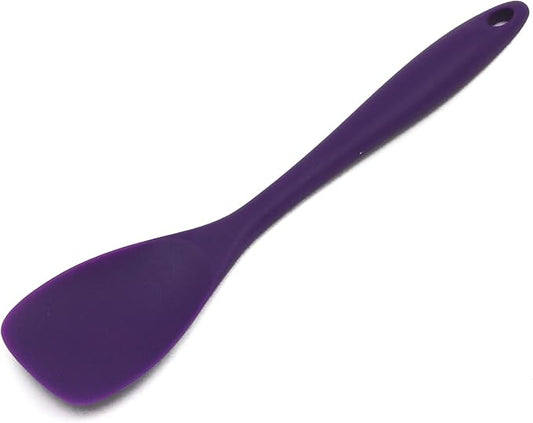 Chef Craft Premium Silicone Spoon Spatula, 11.5 inch, Purple