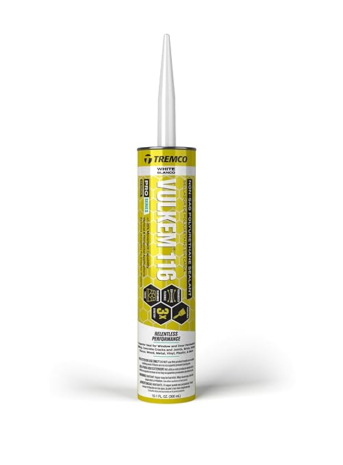 Tremco Vulkem 116 Polyurethane Sealant 10.1 oz. (1, White, Single)
