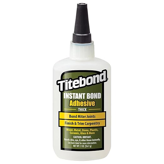 Titebond Instant Bond Wood Adhesive Thick, 2 oz.