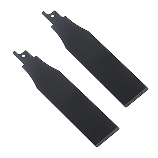2pcs 1-3/16 inch (30mm) HCS reciprocating Saw Blade Saber Shovel Length Cleaning Tool for Removing Tile Grout Glue Gaps, etc.…