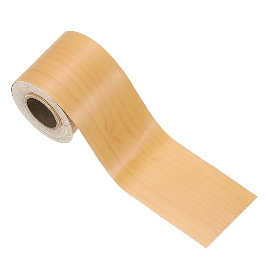 PATIKIL Wood Grain Tape 2" x 32 ft, Self-Adhesive Wood Texture Repair Tape Realistic Wooden Effect Patch for Furniture Cabinets Floor Walls, Cherry