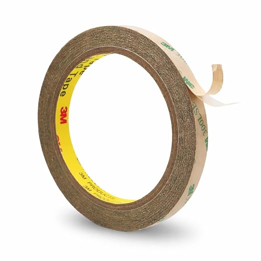 3M 300LSE Double Sided Tape 0.39" x 36 Ft, Clear Mounting Tape, 1 Pack | Heavy Duty Adhesive Tape for Scrapbook, Electronics, Laptop & Phone Repairs, Arts, Crafts, Leather Work, Card Making