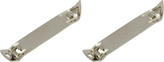 Chef Craft Select Iron Plated Bottle Opener, 4.25 inches in length, Gray (Pack of 2)