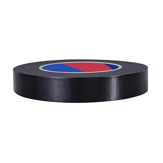 Black Heavy Duty Duct Tape, 1 Inch x 55 Yards, Industrial Grade Waterproof & UV Resistant, Strong Adhesive for Indoor Outdoor Repairs, Crafts, Home Improvement, Moving Packing and DIY Projects