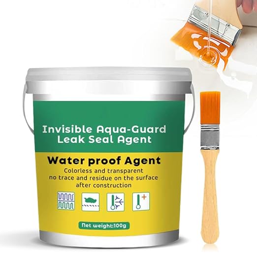 2024 New Invisible Waterproof Agent Set, Upgrade Super Strong Transparent Waterproof Coating Agent, Anti-Leakage Agent Transparent Leakage Protection Glue Repairing Leak Waterproof Adhesive (1)