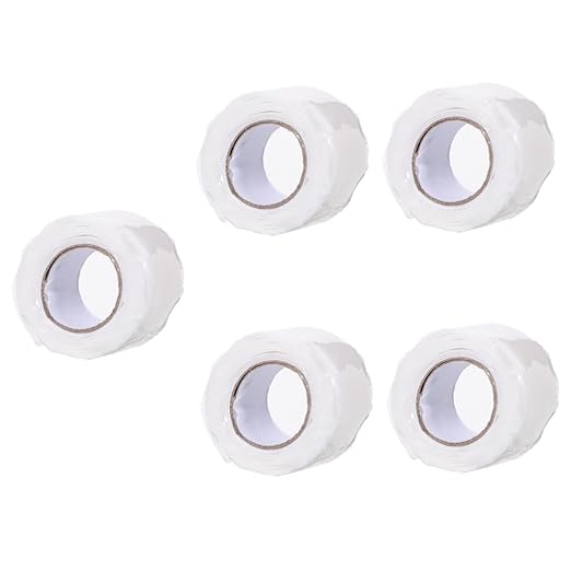 COHEALI 5pcs Flex Rubberized Tape Leak Seal Duct Tape for Home Repairs for Pipe and Bucket Sealing