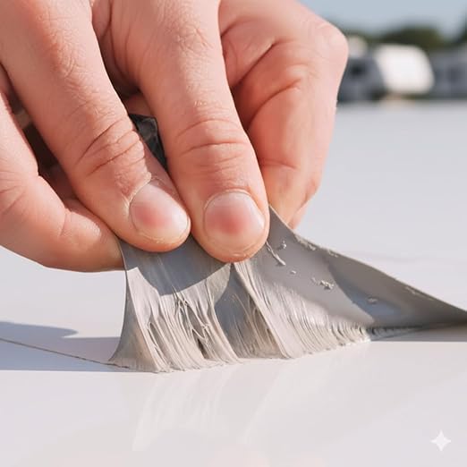 EternaBond RoofSeal Black 2" x50' MicroSealant UV Stable RV Roof Seal Repair Tape | 35 mil Total Thickness - EB-RB020-50R - One-Step Durable, Waterproof and Airtight Sealant