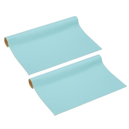 PATIKIL Leather Repair Patch, 2 Pack 10 x 24 Inch Self-Adhesive Vinyl Patch Furniture Tape Repair Kit for Sofas Couches Stools Chairs Cabinets Bags, Sky Blue