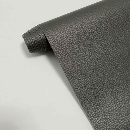 Leather Repair Patch,Self Adhesive Leather Repair Tape for Furniture,PU Leather Repair Kit for Car Seat, Couch, Sofa, Chair, (Dark Gray,19X50 inch)