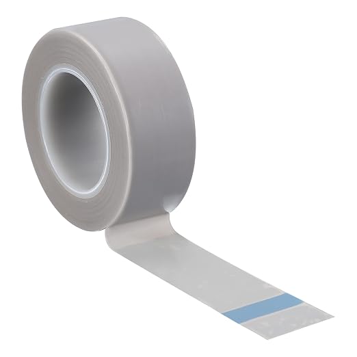 PATIKIL 1" x 33ft Heat Resistant Tape, High Temperature Tape PTFE Adhesive High Heat Tape Waterproof Smooth Surface for Vacuum Sealer Machine Insulation Protection, 0.18mm Thick, 1PCS