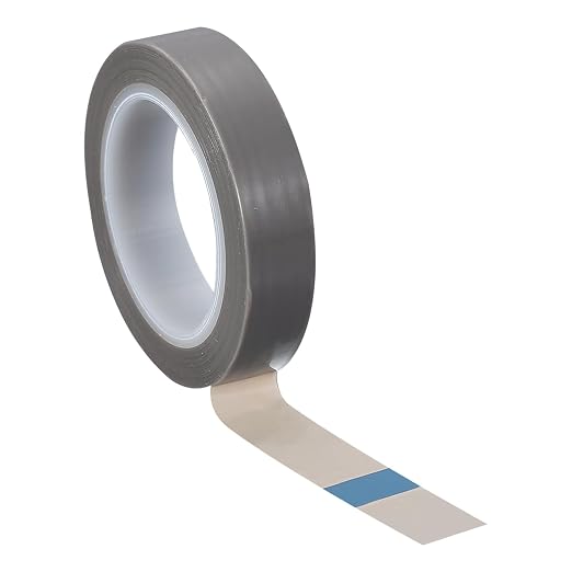 PATIKIL 0.5" x 33ft Heat Resistant Tape, High Temperature Tape PTFE Adhesive High Heat Tape Waterproof Smooth Surface for Vacuum Sealer Machine Insulation Protection, 0.1mm Thick, 1PCS