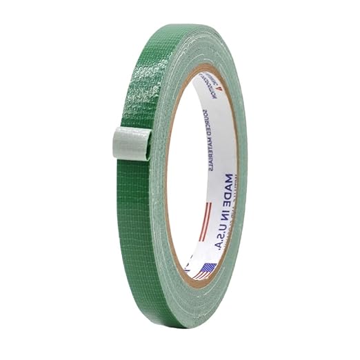 MAT Duct Tape Dark Green Industrial Grade, 1/2 inch x 60 ft. Waterproof, UV Resistant for Crafts, Home Improvement, Repairs, & Projects