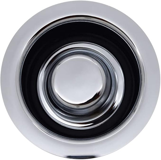 Westbrass D2089-26 4-1/4" Kitchen Sink Waste Disposal Drain Flange and Stopper, Polished Chrome