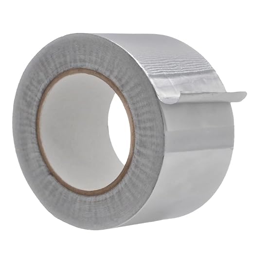 WOD Aluminum Foil Tape - 3 inch x 50 yds. Heat Shield Reflective Sealant Tape - Ideal for HVAC, Duct, Pipe, and Metal Insulation and Repair. Low and High Temperature Resistant AFTR28
