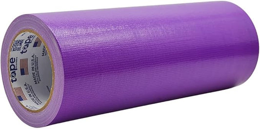 WOD DTC10 Advanced Strength Industrial Grade Purple Duct Tape, 12 inch x 60 ft. Waterproof, UV Resistant For Crafts & Home Improvement