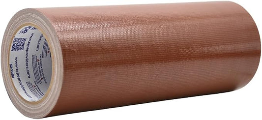WOD DTC10 Advanced Strength Industrial Grade Brown Duct Tape, 12 inch x 60 ft. Waterproof, UV Resistant For Crafts & Home Improvement