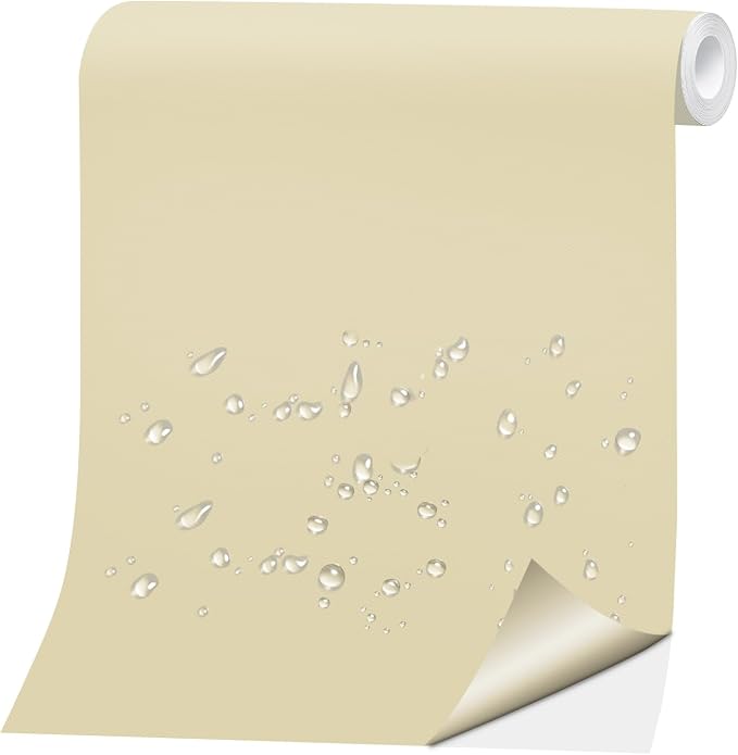 Self-Adhesive Fabric Repair Tape & Tent Repair Kit, Waterproof Patches for Clothes, Down Jacket, Camping Gear, Sleeping Bag, Heavy Duty Beige Nylon Tape for Instant Fix, 12"x59"
