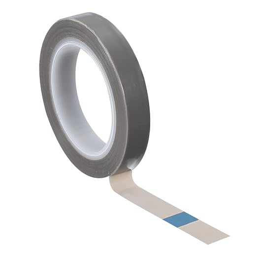 PATIKIL 0.4" x 33ft Heat Resistant Tape, High Temperature Tape PTFE Adhesive High Heat Tape Waterproof Smooth Surface for Vacuum Sealer Machine Insulation Protection, 0.1mm Thick, 1PCS