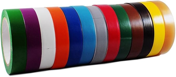 GGR Supplies T.R.U. CVT-536 White Vinyl Pinstriping Dance Floor Tape: 1.5 in. Wide x 36 yds. Several Colors