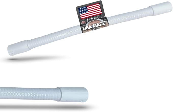 USA MADE Flexible PVC Repair Coupler - PVC Bendable Repair Coupling For schedule 40 or 80 PVC Pipe - Great For Fixing Broken Pipe, Odd Corners, Etc. (3/4" Inch)