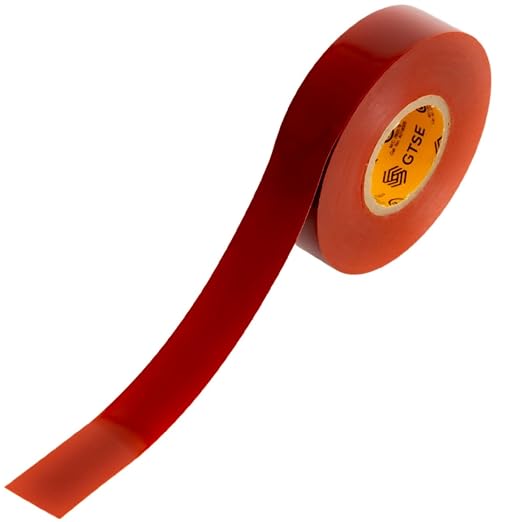 GTSE Brown Electrical Tape, ¾ in x 66ft, 1PC, Strong Self-Adhesive PVC Insulation Vinyl Tape for Insulating, Repairing and Protecting Electrical
