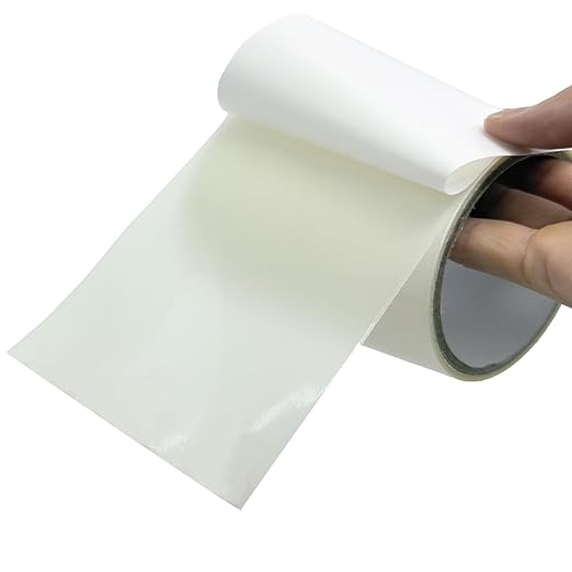 4IN x 7FT Waterproof TPU Repair Tape, Inflatable Patch Repair Kit, Strong Adhesive Sealing Repair Tape for Air Mattress, Bounce Houses, Inflatable Toys, Swimming Rings