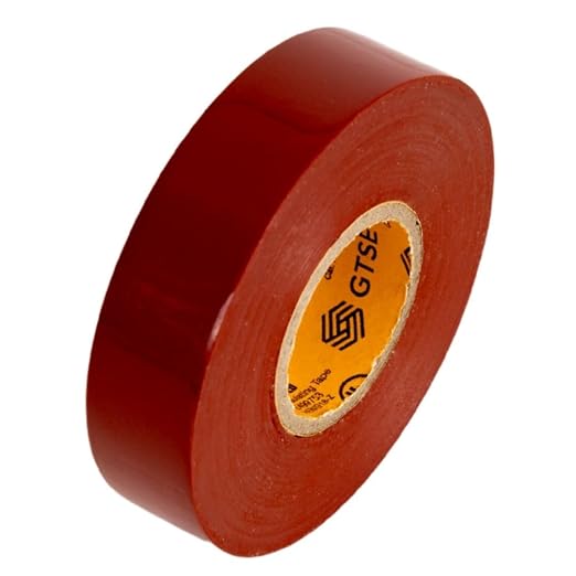 GTSE Brown Electrical Tape, 240 Rolls Bulk Box – Waterproof, Industrial Grade Vinyl, 3/4 in x 66ft– Strong Self-Adhesive PVC Electric Tape for Wire Insulation, 7 Mil, 600V – UL/CSA Listed