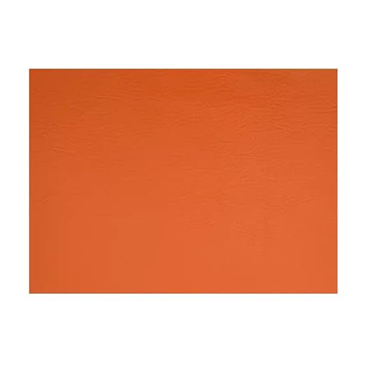 Self Adhesive Leather Fabric for Repair, Leather Rip Repair Kit Vinyl Repair Tape, Upholstery Leather Patches for Furniture Couch Chairs Car Seat(Orange)