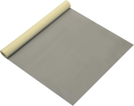 MECCANIXITY Leather Repair Patch 14"x54" Self-Adhesive Leather Vinyl Repair Tape Kit for Furniture Couches Sofa Chair Car Boat Seats Jackets, Gray