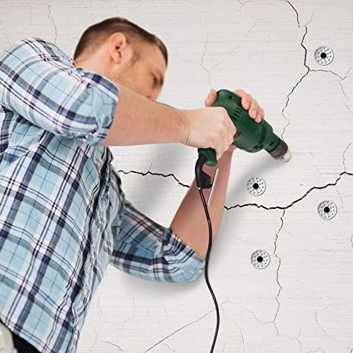 300 Pieces 1 Inch Plaster Washers for Repairing Ceilings Metal Washers for Screws Plaster Repair Rings Buttons for Wall Ceiling Drywall Repair