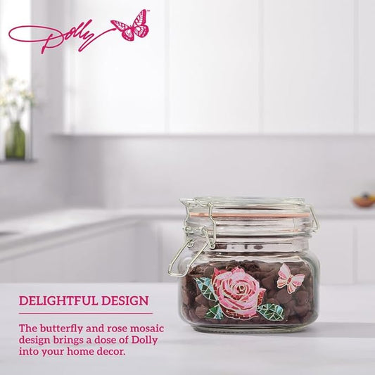 Dolly Parton Preserving Clamp Jar, 16.9 oz (500ml), Pink