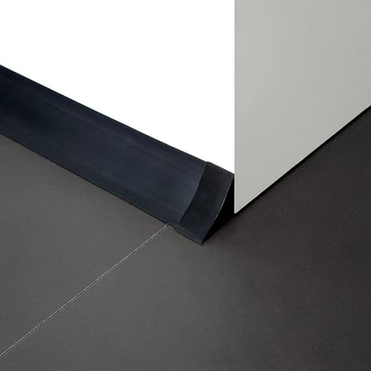 InstaTrim End Caps - 10 Black 3/4" Wide Caulk Strip End Cap Pieces - Trim for Corners - Paintable
