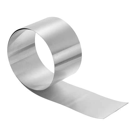uxcell Aluminum Flashing Roll, 4in x 3.3ft Metal Roof Panels 0.6mm Waterproof Aluminum Sheet Roll for House Repair, Roof Flashing, Sealing Windows Doors, DIY Projects