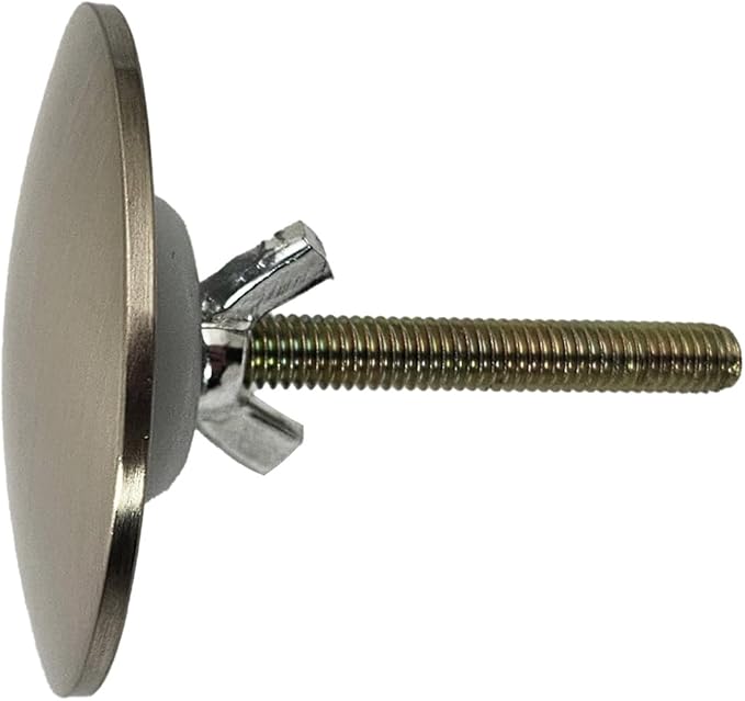 Westbrass D202-07 2" Kitchen Sink Hole Cover, Satin Nickel (2-Pack)
